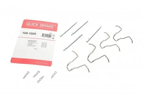 Комплектуючі, колодки дискового гальма OJD (QUICK BRAKE) 109-1005