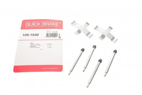 Комплектующие, колодки дискового тормоза OJD (QUICK BRAKE) 109-1040 (фото 1)