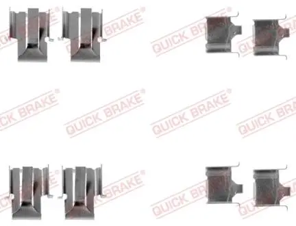 Комплектуючі, колодки дискового гальма OJD (QUICK BRAKE) 109-1078