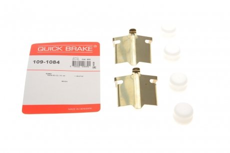 Комплектующие, колодки дискового тормоза OJD (QUICK BRAKE) 109-1084 (фото 1)