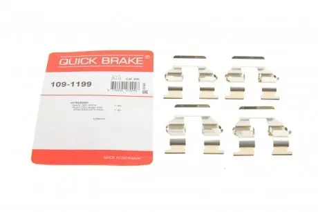 Комплектующие, колодки дискового тормоза OJD (QUICK BRAKE) 109-1199