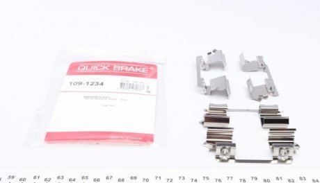 Комплектуючі, колодки дискового гальма OJD (QUICK BRAKE) 109-1234 (фото 1)