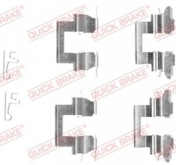 Комплектуючі, колодки дискового гальма OJD (QUICK BRAKE) 109-1608 (фото 1)