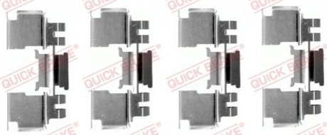 Комплектующие, колодки дискового тормоза OJD (QUICK BRAKE) 109-1621 (фото 1)
