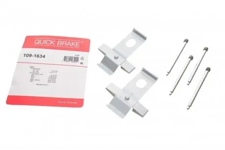 Комплектующие, колодки дискового тормоза OJD (QUICK BRAKE) 109-1634
