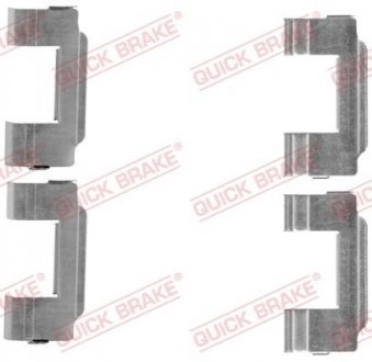 Комплектующие, колодки дискового тормоза OJD (QUICK BRAKE) 109-1646 (фото 1)