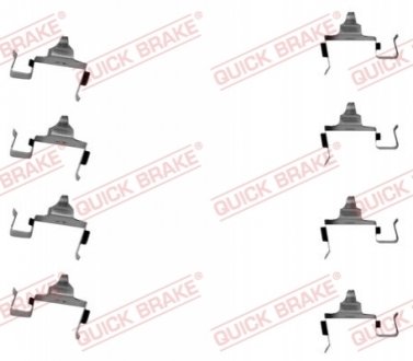 Комплектующие, колодки дискового тормоза OJD (QUICK BRAKE) 109-1697 (фото 1)