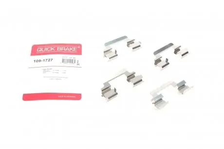Комплектуючі, колодки дискового гальма OJD (QUICK BRAKE) 109-1727