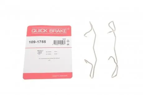 Комплектующие, колодки дискового тормоза OJD (QUICK BRAKE) 109-1755