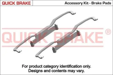 Комплектующие, колодки дискового тормоза OJD (QUICK BRAKE) 109-1849