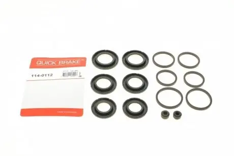 Ремкомплект гальмівного супорта передн Лів/Прав (діаметр поршня: 30) ALFA ROMEO GIULIA, STELVIO AUDI Q7 VW TOUAREG 2.9-6.0D 10.02- OJD (QUICK BRAKE) 114-0112