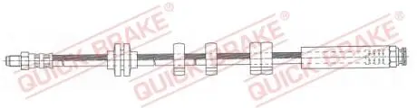Шланг тормозной OJD (QUICK BRAKE) 32979
