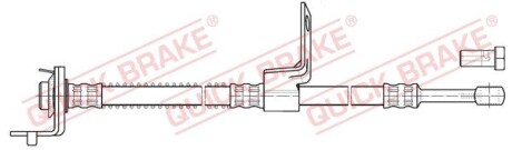 Тормозной шланг OJD (QUICK BRAKE) 50.856X (фото 1)