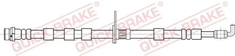 Гальмівний шланг OJD (QUICK BRAKE) 58.896