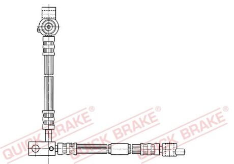 Гальмівний шланг OJD (QUICK BRAKE) 59.994 (фото 1)