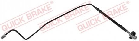 Тормозной шланг задний левый с трубкой (655 мм) vag 97-05 OJD (QUICK BRAKE) 96.005X