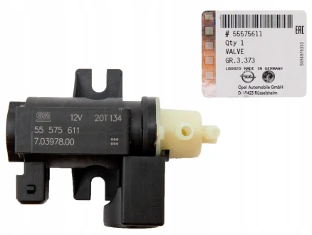Клапан регулювання тиску турбіні Opel 55575611