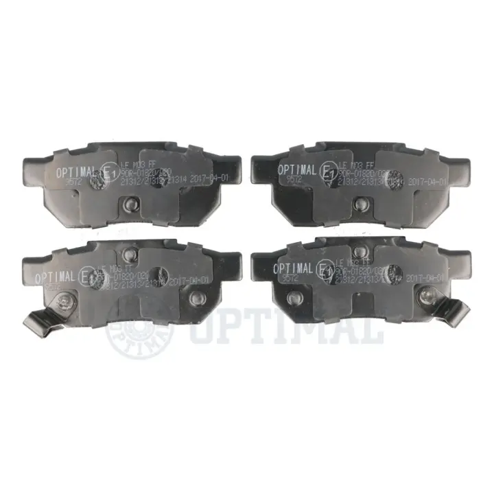 Тормозные колодки дисковые OPTIMAL BP-09572 (фото 1)