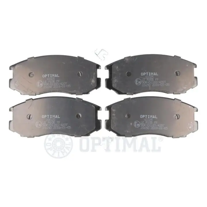 Колодки тормозные дисковые OPTIMAL BP-10325 (фото 1)