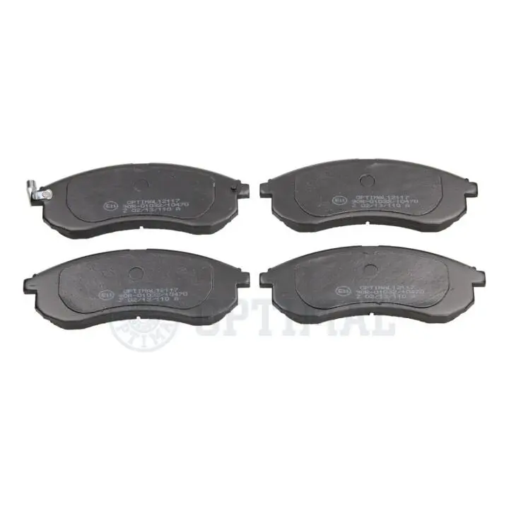 Фото 1 - Тормозные колодки (передние) OPTIMAL BP12117 Тормозные колодки (передние) OPTIMAL BP12117 (фото 1)