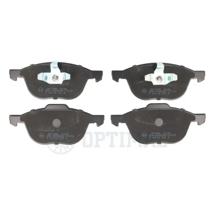 Тормозные колодки дисковые OPTIMAL BP-12192 (фото 1)