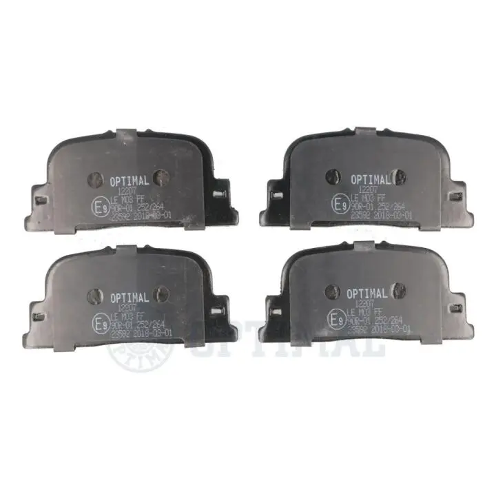 Колодки тормозные дисковые OPTIMAL BP-12207 (фото 1)
