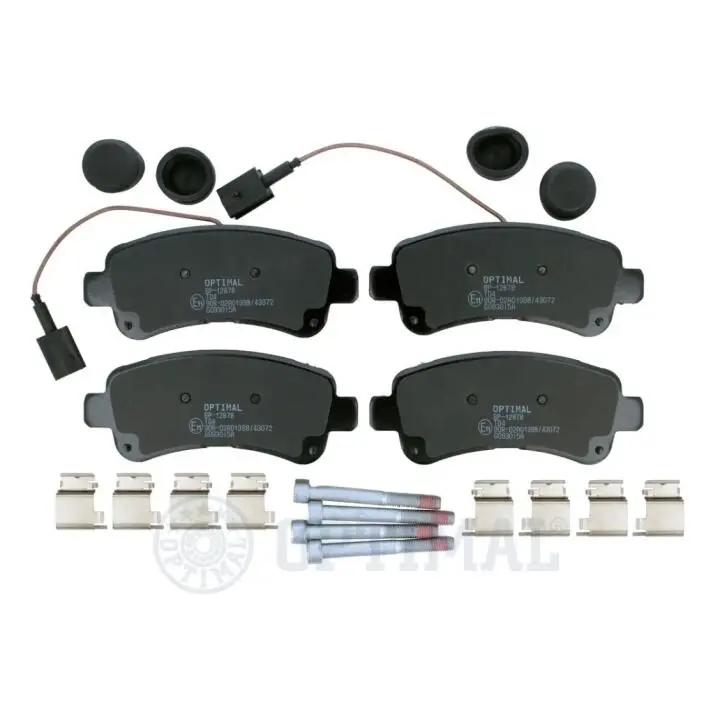 Фото 1 - Тормозные колодки дисковые OPTIMAL BP-12878 Тормозные колодки дисковые OPTIMAL BP-12878 (фото 1)