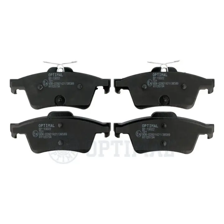 Тормозные колодки (задние) OPTIMAL BP13022 (фото 1)