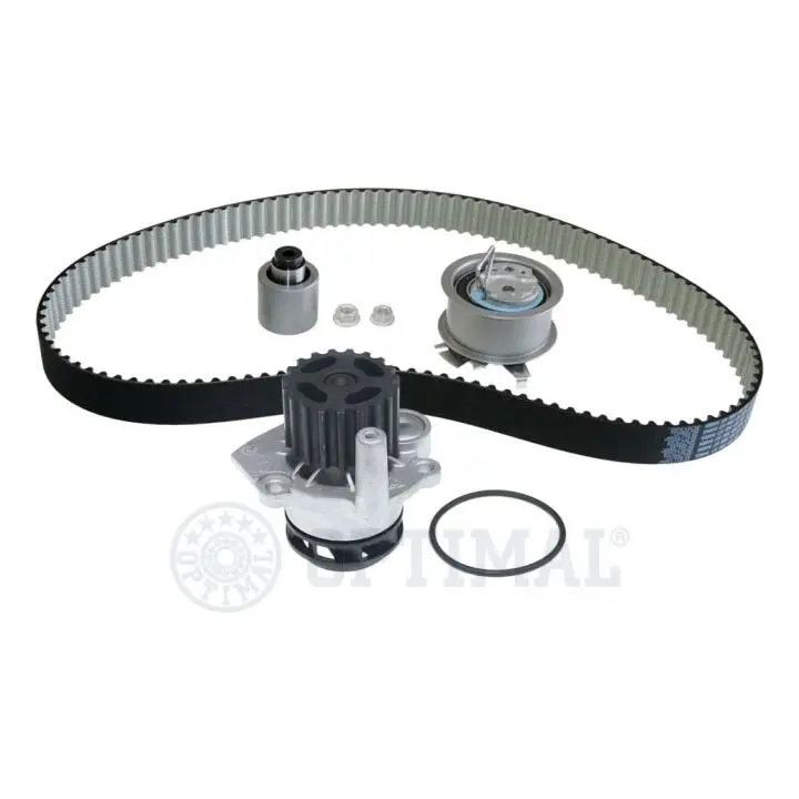 Фото 1 - Водяной насос + комплект зубчатого ремня OPTIMAL SK-1372AQ1 Водяной насос + комплект зубчатого ремня OPTIMAL SK-1372AQ1 (фото 1)