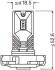 Автолампа psx24w pg20/7 8,2 w Osram 2604CW (фото 3)