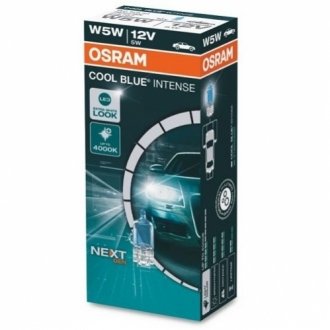 Автолампа next gen w5w w2,1x9,5d 5 w светло-голубая Osram 2825CBN