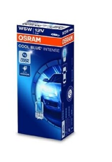 Автолампа cool blue intense w5w w2,1x9,5d 5 w синяя Osram 2825HCBI