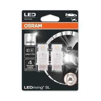 Автолампа ledriving standard p27/7w w2,5x16q 1,7 w Osram 3157DWP-02B