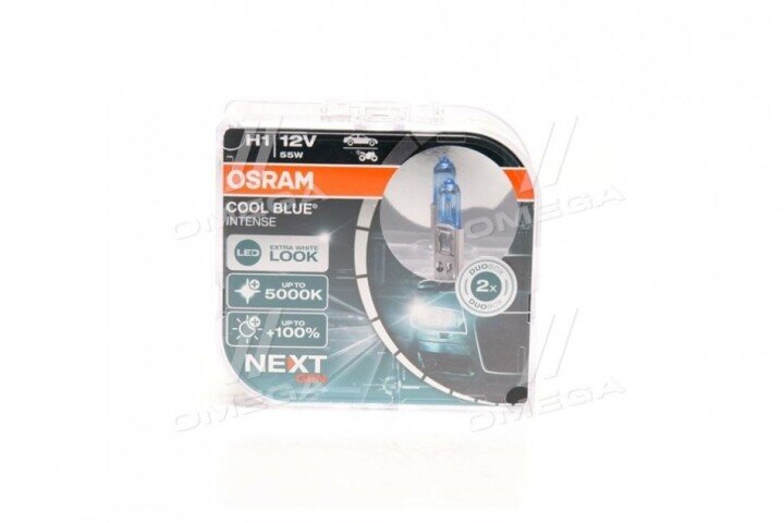 Лампа h1 12v 55w p14.5s box cbi next gen Osram 64150CBNHCB (фото 1)