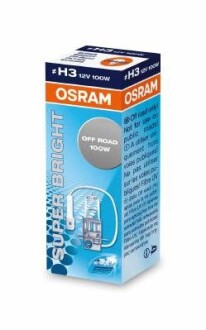 Автолампа super bright h3 pky22s 100 w прозора Osram 64153SB