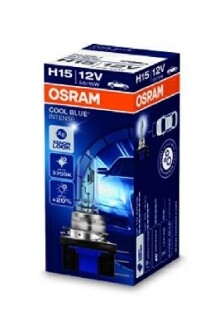 Автолампа cool blue intense h15 pgj23t-1 15 w 55 w світло-блакитна Osram 64176CBI (фото 1)