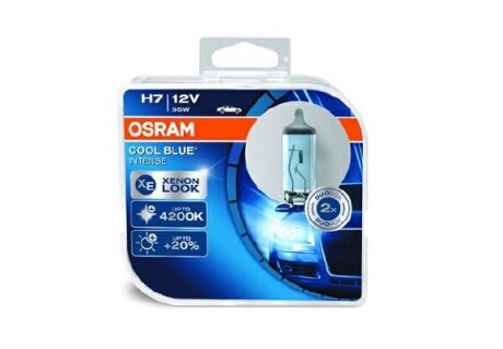 Автолампа cool blue intense h7 px26d 55 w светло-голубая Osram 64210CBIHCB (фото 1)