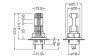 Комплект автоламп LEDriving H7/H18 16.2W 12V PX26D 2шт Osram 64210DWESY-2HB (фото 2)