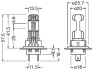 Комплект ламп led h7/h18 12v 21w ledriving hl easy 6500k/1400lm Osram 64210DWESY-HCB (фото 3)