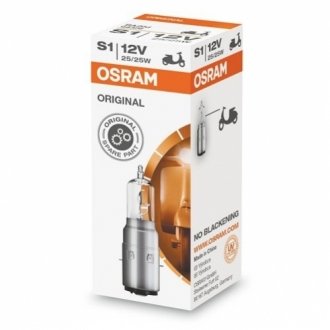 Автолампа s1 ba20d 25 w прозрачна Osram 64326