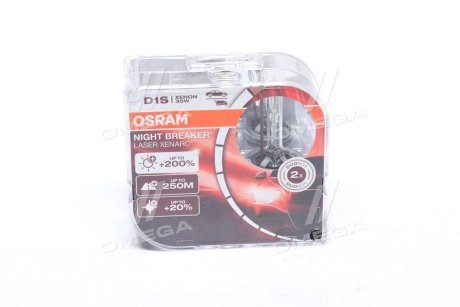 Лампа d1s 85v 35w pk32d-2 duo xenarc night breaker laser (next gen) Osram 66140XNNHCB