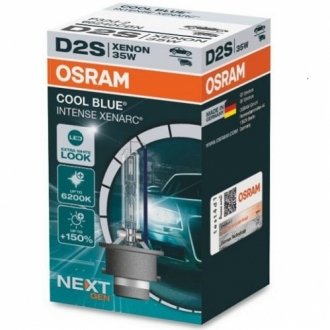 Автолампа next gen d2s p32d-2 35 w прозрачная Osram 66240CBN