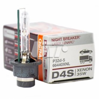 Автолампа xenarc night breaker laser d4s p32d-5 35 w прозрачная Osram 66440XNL