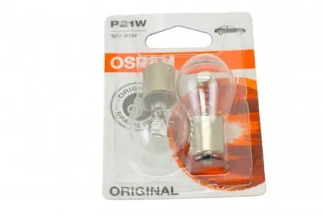 Автолампа original p21w ba15s 21 w Osram 750602B