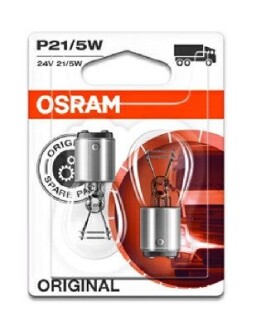 Автолампа original p21/5w bay15d 5 w 21 w Osram 7537-02B