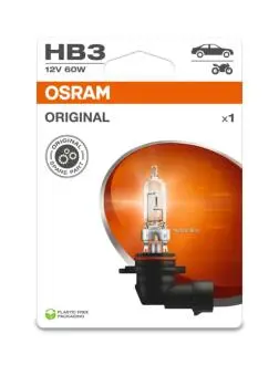 Лампочка HB3 Standard (упаковка-блістер, 1 шт, 12В, 60Вт, тип гнізда: P20D) Osram 9005-1BL