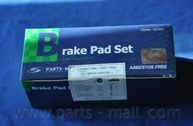 Колодки тормозные дисковые. PARTS-MALL (PMC) PKA-E04