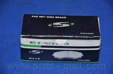 Комплект тормозных колодок, дисковый тормоз PARTS-MALL (PMC) PKF-003