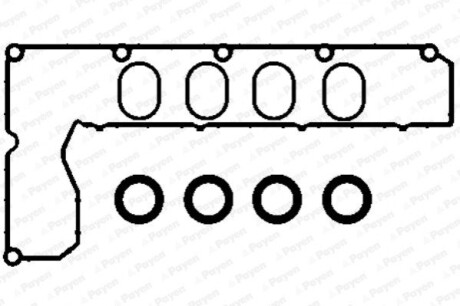 Комплект прокладок, кришка головки циліндра PEUGEOT 2,0HDi DW10BTED4/DW10UTED4 PAYEN HM5289