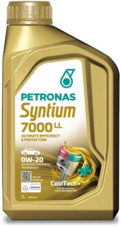 Масло 0W20 SYNTIUM 7000 LL (1L) (BMW LL-17 FE+) (API SP) (ILSAC GF-6A/ACEA C6) Petronas 70719E18EU